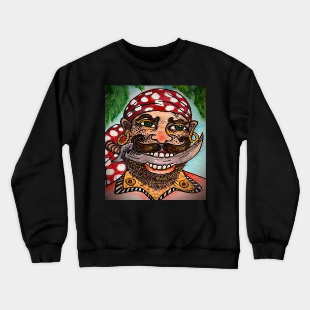 BUD THE Scurvy Pirate Crewneck Sweatshirt by ArtisticEnvironments